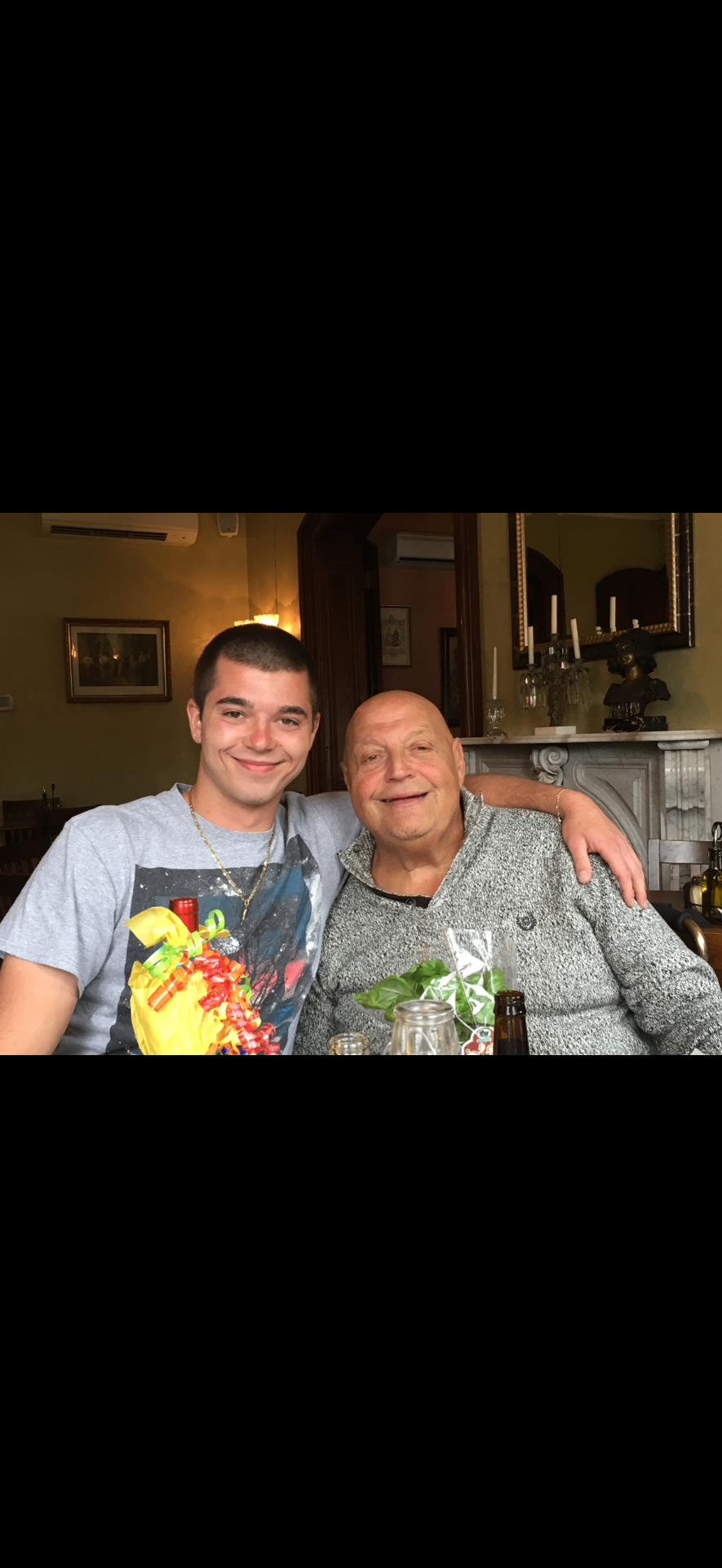 A treasured family moment from Italy