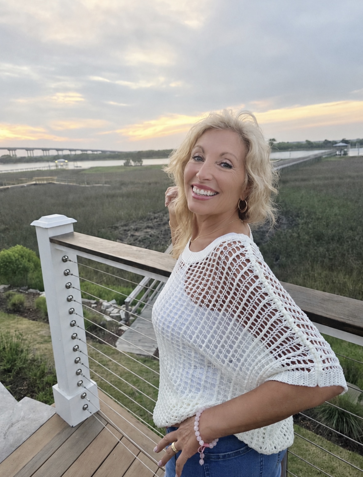 Michelle by the water